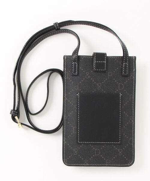 ピンキー&ダイアン ピンキーアンドダイアン スマホショルダー スマホケース レディース ブランド レザー ブラウン/ブラック ピンキー&ダイアン ピンキーアンドダイアン スマホショルダー スマホケース レディース ブランド レザー ブラウン/ブラック