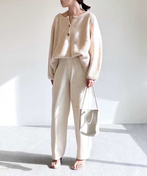 「GALLARDAGALANTE」 長袖ニット FREE ライトベージュ レディース 「GALLARDAGALANTE」 長袖ニット FREE ライトベージュ レディース