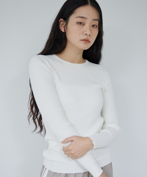 「GALLARDAGALANTE」 長袖ニット FREE ライトベージュ レディース 「GALLARDAGALANTE」 長袖ニット FREE ライトベージュ レディース