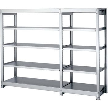 山金工業 ボルトレス中量ラック 300kg/段 連結 3S8662-5WR 山金工業 ボルトレス中量ラック 300kg/段 連結 3S8662-5WR