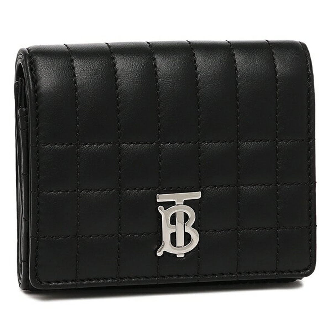 BURBERRY◆3つ折り財布/--/BLK/レディース/付属品■箱あり BURBERRY◆3つ折り財布/--/BLK/レディース/付属品■箱あり