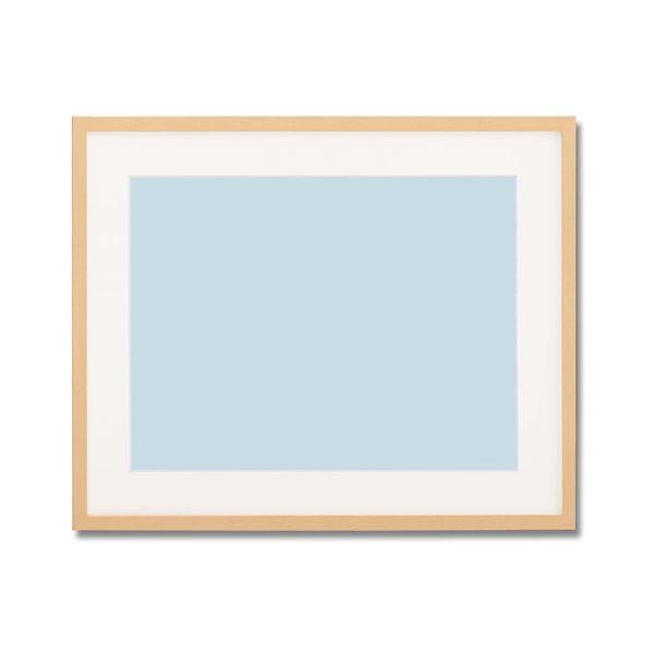 〔 軽量 水彩額 〕 水彩額F10 ナチュラル 縦横兼用 色あせを防ぐUVカットアクリル・マット付き 絵画 額 額縁 フレーム