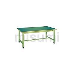 ####u.ヤマキン/山金工業ワークテーブル バイス専用タイプ 固定式 中間棚 H740mm 塩ビシート天板 グリーン 組立式 受注生産 ####u.ヤマキン/山金工業ワークテーブル バイス専用タイプ 固定式 中間棚 H740mm 塩ビシート天板 グリーン 組立式 受注生産