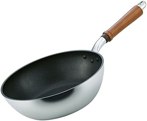 フライパン 24cm 深型 アルミ製 フッ素樹脂加工 シルクフライパン 日本製 中尾アルミ ( ガス火対応 直火専用 炒め鍋 いため鍋 金属ヘラOK ふっ素加工 軽い ) フライパン 24cm 深型 アルミ製 フッ素樹脂加工 シルクフライパン 日本製 中尾アルミ ( ガス火対応 直火専用 炒め鍋 いため鍋 金属ヘラOK ふっ素加工 軽い )