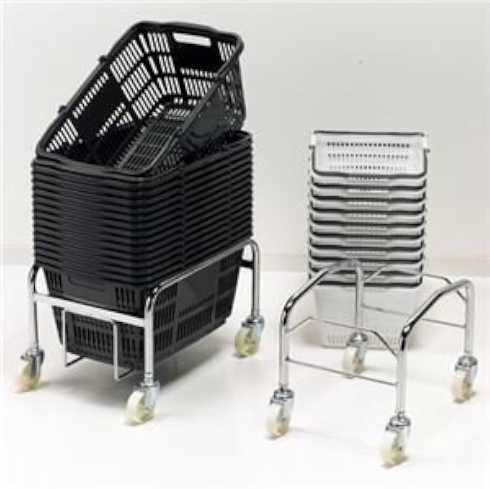 (まとめ)スーパーメイト ショッピングバスケット16L ブラック・ダークグレー PB-16BG 1個〔×10セット〕 (まとめ)スーパーメイト ショッピングバスケット16L ブラック・ダークグレー PB-16BG 1個〔×10セット〕