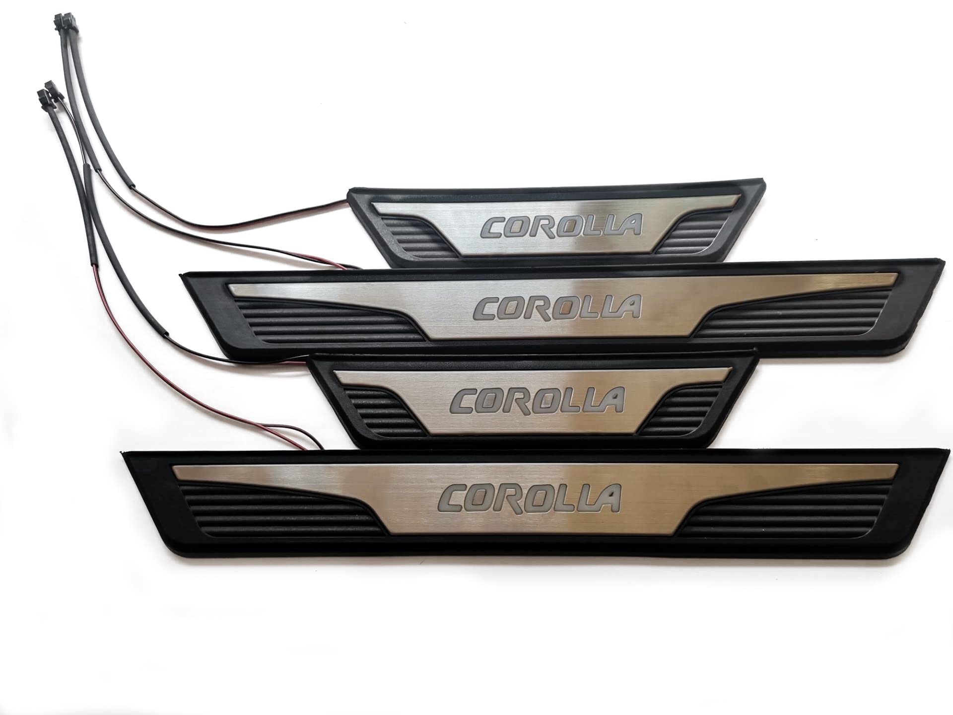 新型 カローラツーリング 210系 サイド ステップガード スカッフプレート ステンレス製 傷防止 滑り止め付き カスタムパーツ 4p 新型 カローラツーリング 210系 サイド ステップガード スカッフプレート ステンレス製 傷防止 滑り止め付き カスタムパーツ 4p