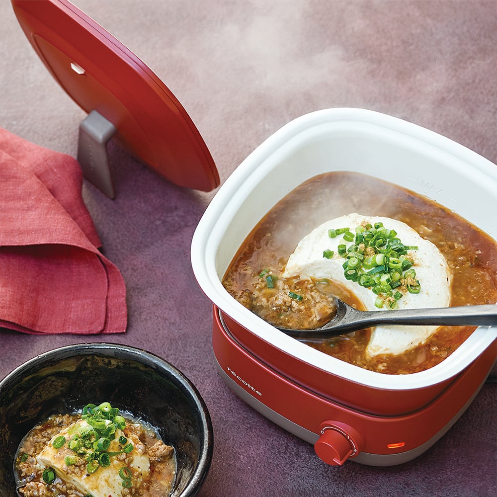 レコルト ポットデュオ キャレ RPD-4 recolte Pot Duo Carre (レッド) レコルト ポットデュオ キャレ RPD-4 recolte Pot Duo Carre (レッド)