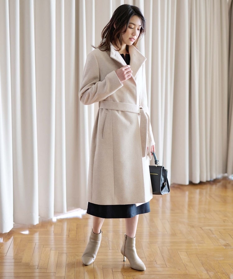 アウター スタンドカラーハーフコートブルゾン レディース アウター スタンドカラーハーフコートブルゾン レディース