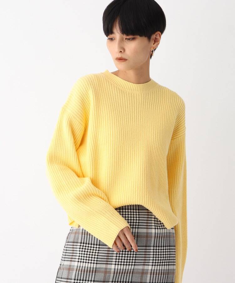 ニット ドットカットワークショート プルオーバー レディース ニット ドットカットワークショート プルオーバー レディース