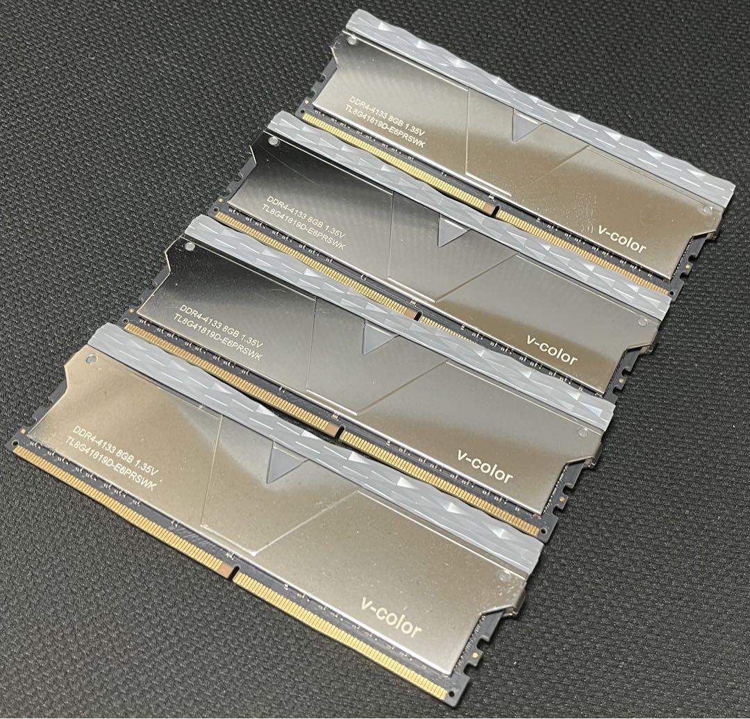 v-color Hynix IC デスクトップPC用 ゲーミングメモリ Skywalker Plus DDR4 3200MHz PC4-25 v-color Hynix IC デスクトップPC用 ゲーミングメモリ Skywalker Plus DDR4 3200MHz PC4-25