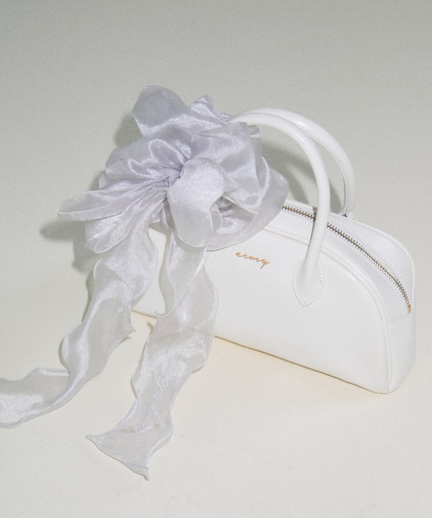 エイミーイストワール eimy istoire スクエアハンドルバッグ (IVORY) エイミーイストワール eimy istoire スクエアハンドルバッグ (IVORY)