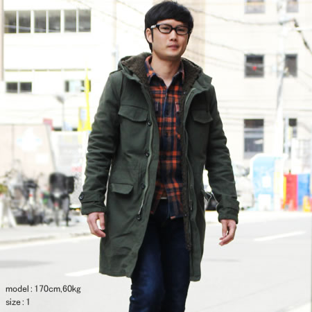 TUTCモッズコート2 オリーブドラブ MC-002OD TUTCモッズコート2 オリーブドラブ MC-002OD