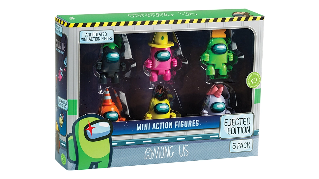 P.M.I. Among Us Action Figure | One of Four 6.7ーInchーTall Among Us Toys + 5 P.M.I. Among Us Action Figure | One of Four 6.7ーInchーTall Among Us Toys + 5