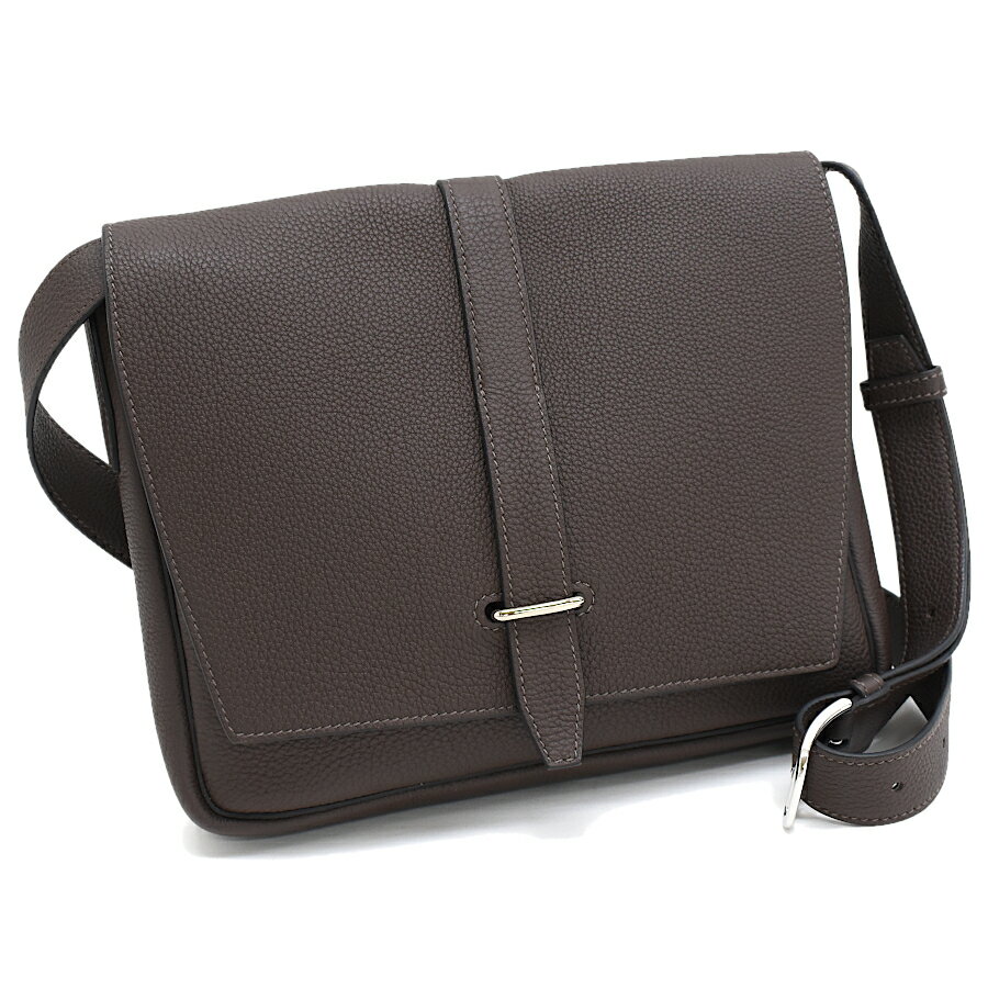 エルメス スティーブ ライト ジュニア トゴ ブルーニュイ シルバー金具 Y:2020年