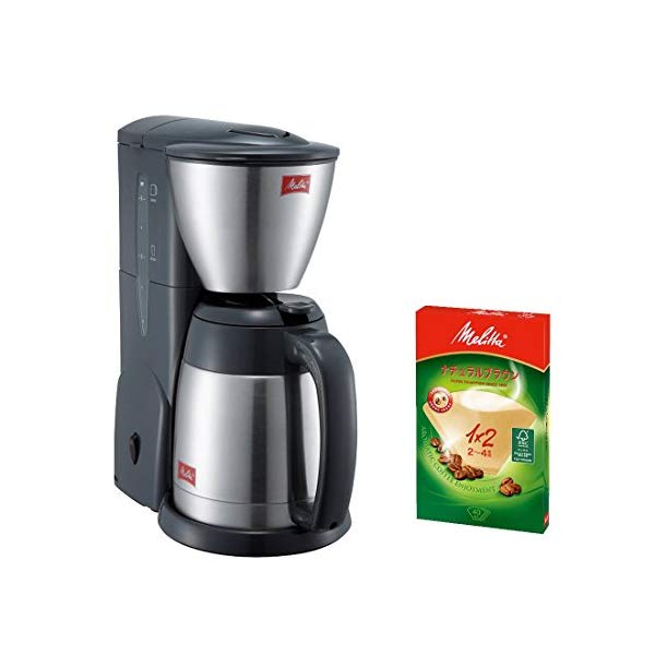 Melitta(メリタ) NOAR(ノア)2~5杯用・1×2のフィルターペーパーに対応 ブラック SKT541B