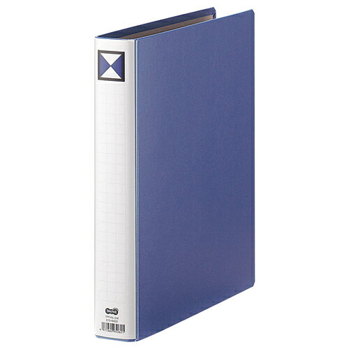 まとめ売り TANOSEE 両開きパイプ式ファイルV A4タテ 300枚収容 背幅45mm 青 1セット（10冊） ×5セット 生活用品 インテリア 雑貨 文[▲][TP]