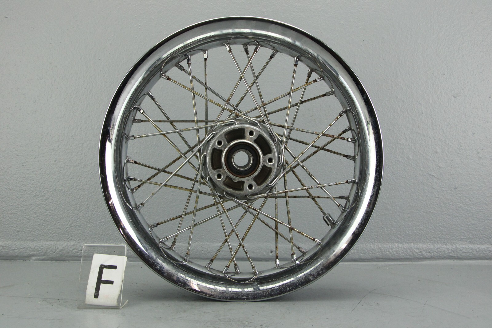 ホイール 2000-2007ハーレー・チョーメ23インチ前輪フローティングローター「毒」 2000-2007 Harley Chorme 23 inch Front Wheel Floating Rotors \