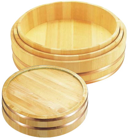 EBM(江部松) サワラ 飯台 60cm 4升 銅タガ(ネジリ止め) 飯台 No.0513710