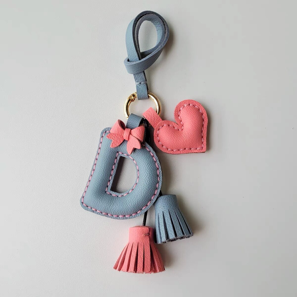 Lightbird Initial Genuine Leather Credit Card Holder Zipper Wall 並行輸入品