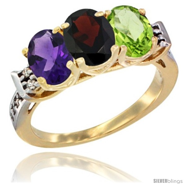 Natural Peridot Garnet Amethyst Multi Gemstone 925 Sterling Silver Holy Cross Pendant Necklace Multi Stone Jewelry Love and Friendship Gift(PD-8330