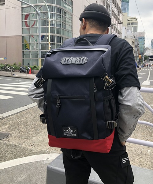 マキャベリック リュック メンズ レディース CHASE DOUBLE LINE BACKPACK 3106-10107 MAKAVELIC