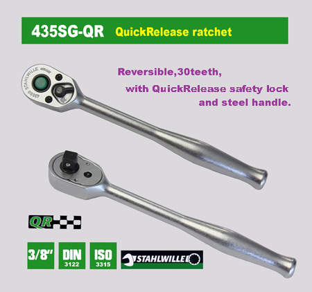 STAHLWILLE 12165VDE (3/8SQ)絶縁ラチェットハンドル(12430001) スタビレー