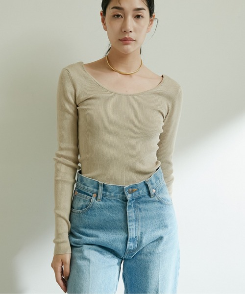 「GALLARDAGALANTE」 長袖ニット FREE ライトベージュ レディース