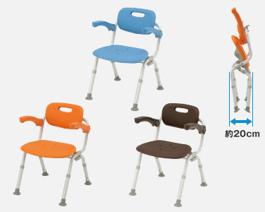 パナソニックエイジフリー シャワーチェア ユクリア ミドルワンタッチおりたたみN