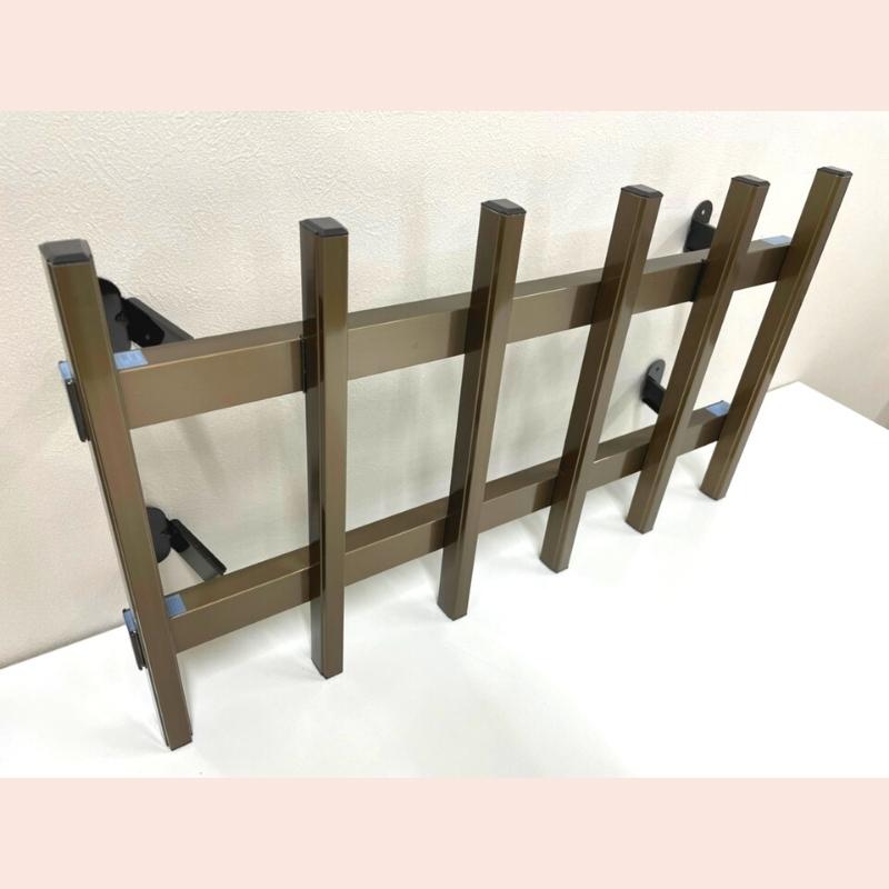 縦面格子 C型 25613 W2826×H1420mm 壁付/枠付 規格寸法 たて面格子 アルミ 窓格子 サッシ 防犯 後付け 取付 リクシル LIXIL TOSTEM トステム リフォーム DIY