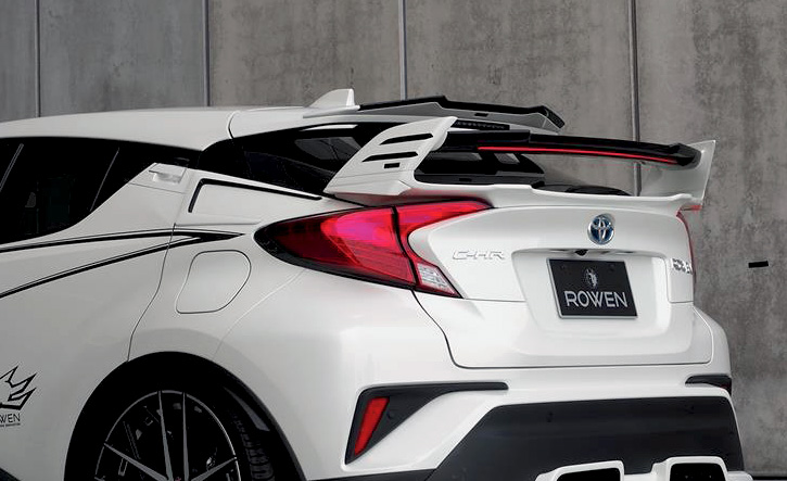 リアスポイラー ウイング 車 トヨタ C HR ABS製 リアウイングスポイラー 塗装済品 5種類選択可 テールウィングリップカバー カーアクセサリー