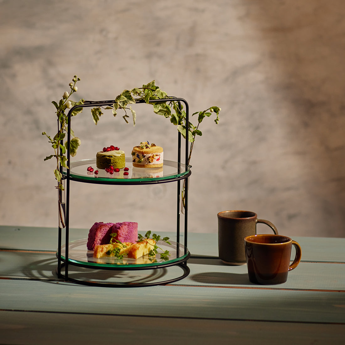 ＳＷ18-8 ２段ハイティースタンド 大 （PHIC2001）