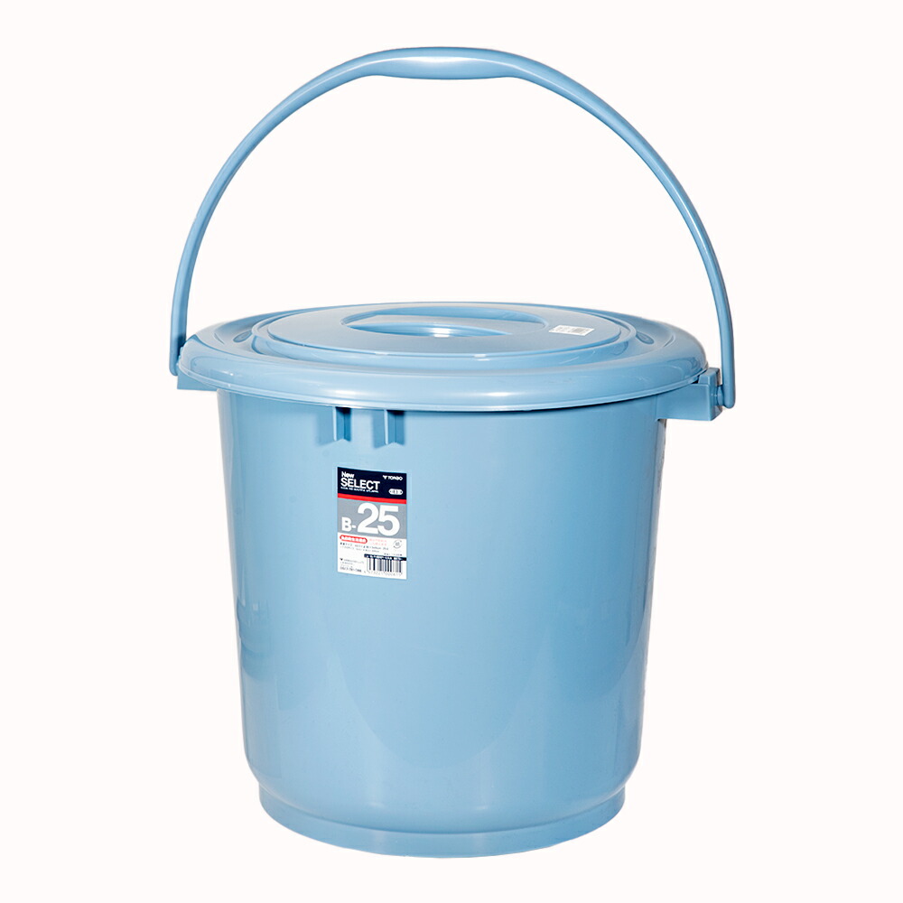 （まとめ）TRUSCO PPバケツ本体25.3LTPPB-25 1個（フタ別売）〔×5セット〕