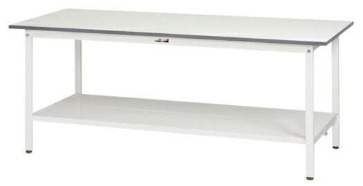 ####u.ヤマキン/山金工業ワークテーブル 150シリーズ 固定式 キャビネットワゴン付 組み合わせ事例 組立式