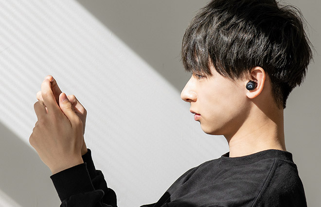 JVCケンウッド Victor HA-A30T ワイヤレスイヤホン bluetooth ノイズキャンセリング 外音取込み機能 マイク付き 防水 低遅延