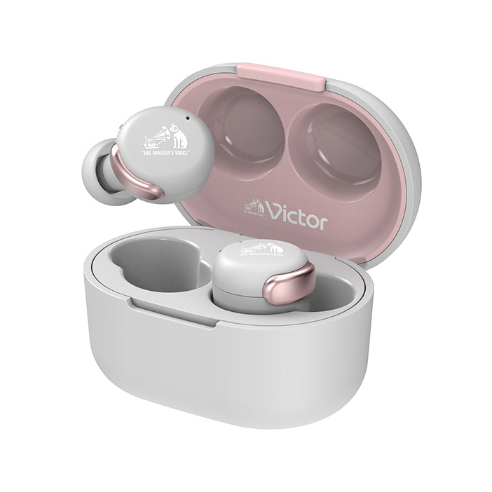 JVCケンウッド Victor HA-A30T ワイヤレスイヤホン bluetooth ノイズキャンセリング 外音取込み機能 マイク付き 防水 低遅延