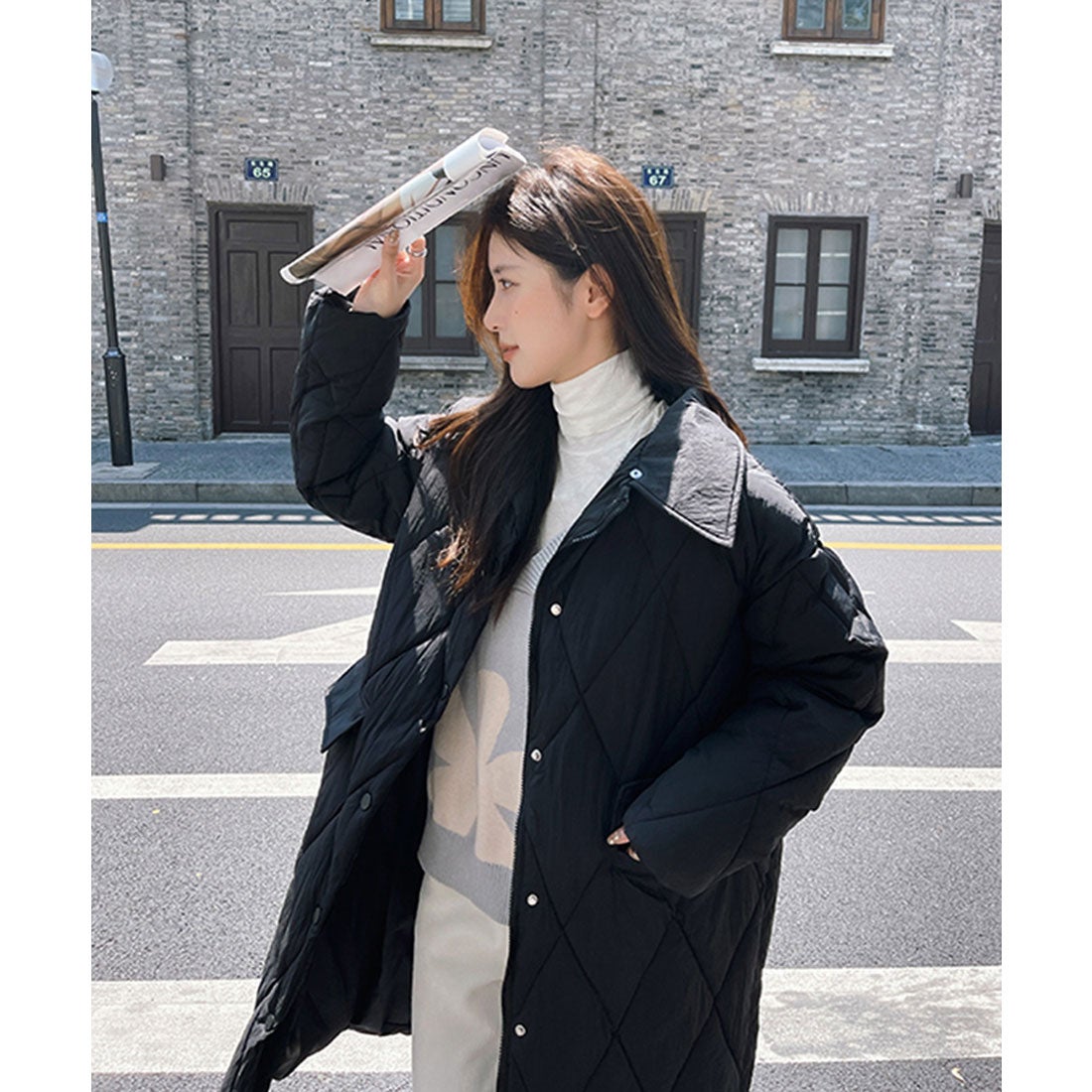ダウンコート ダウンジャケット キルティングアウター 上着 ミドル丈 ライトダウン レディース 50代 40代 30代 20代 秋冬 大きいサイズ 防寒 大人可愛い