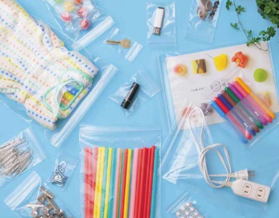 生産日本社　セイニチ　厚地チャック袋　ユニパックK-8　１箱（700枚入）　400Ｘ280Ｘ0.08ｍｍ