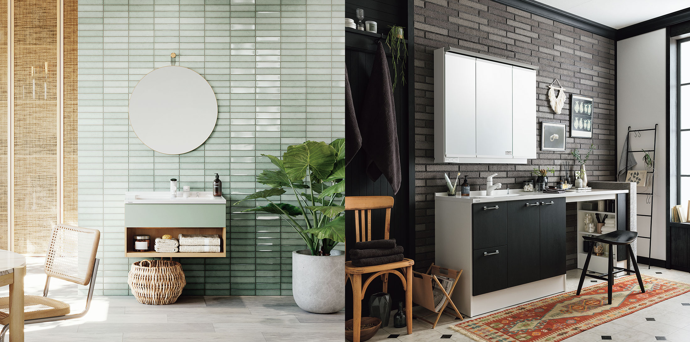 パナソニック Cライン フロート 900mm オープン マルチシングルレバー洗面 メタル 収納付1面鏡 照明なし як∀