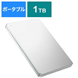 I-O DATA HDD ポータブルハードディスク 1TB USB3.1Gen1/Type-C対応 全面アルミボディ mac Time Ma