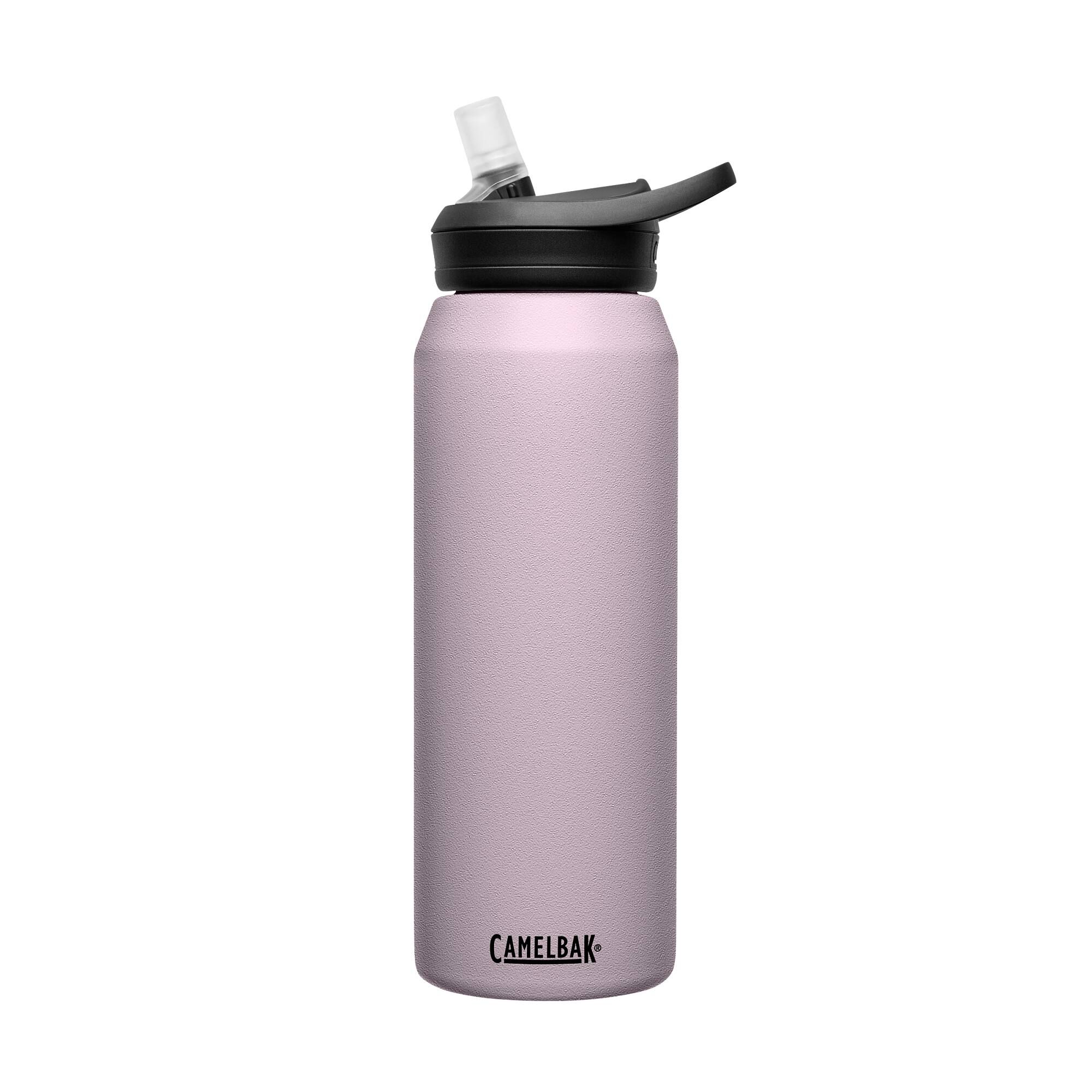 CamelBak eddy+ Water Bottle with Straw 20oz - Insulated Stainless Steel, Black
