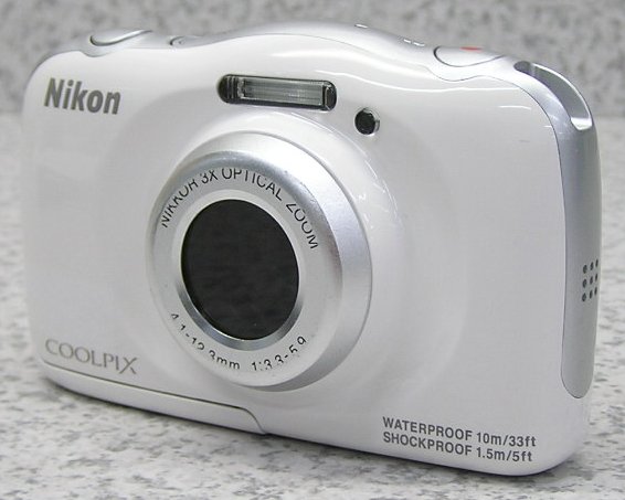 Nikon デジタルカメラ S33 防水 1317万画素 S33 ブルー S33BL