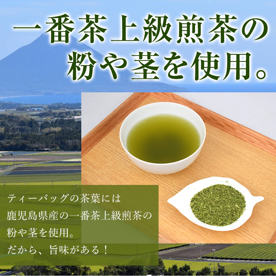 島根県産　有機煎茶ティーバッグ　(3g×12個入)×10セット 代引き不可