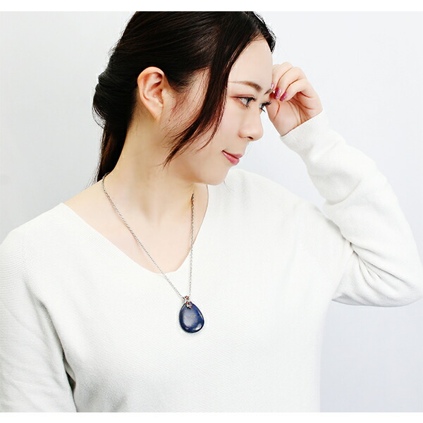 ネックレス レディース シルバー 12月誕生石 大人 エレガント