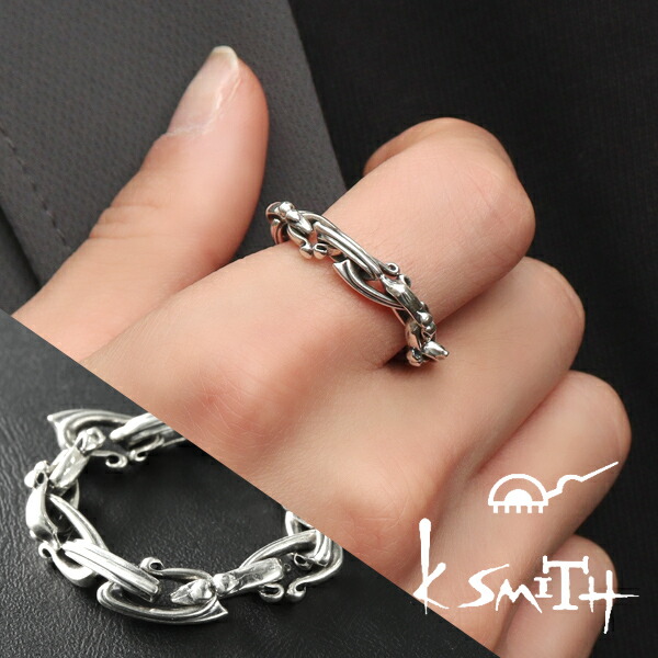 K-SMITH シルバー リング 指輪 彼氏 メンズ プレゼント ケイスミス 誕生日 メンズ プレゼント