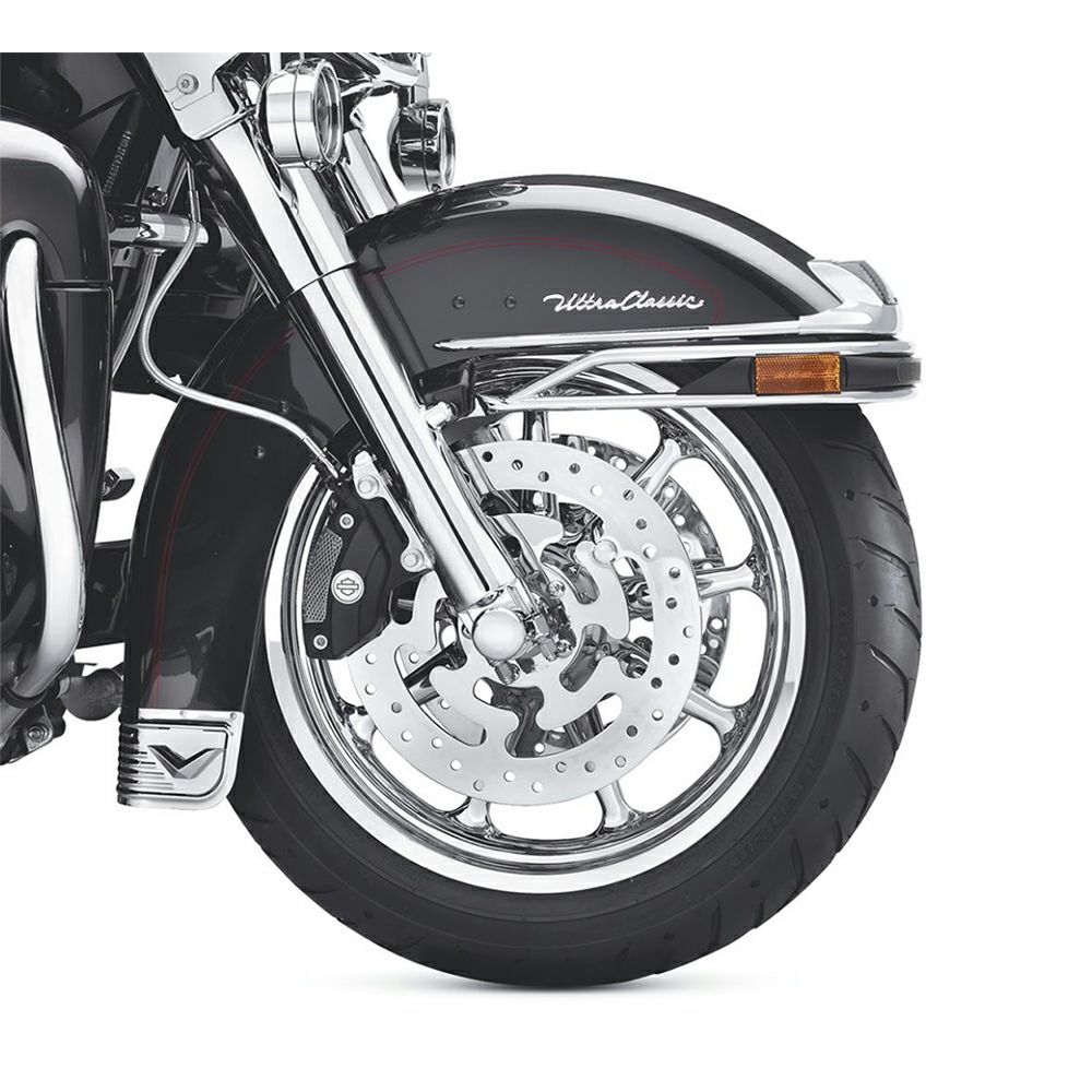 ホイール 2000-2007ハーレー・チョーメ23インチ前輪フローティングローター「毒」 2000-2007 Harley Chorme 23 inch Front Wheel Floating Rotors \