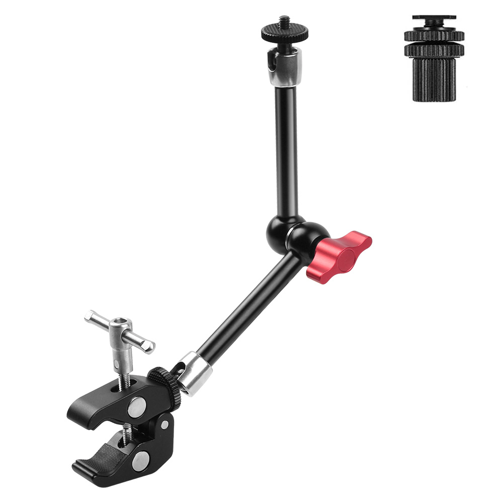 カメラ UTEBIT 11インチマジックアーム マウント咬合フリクションアームスーパークラブクラン