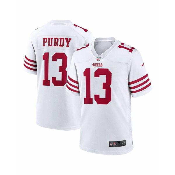 ナイキ ユニフォーム トップス メンズ Men's Brock Purdy White San Francisco 49ers Game Player Jersey White