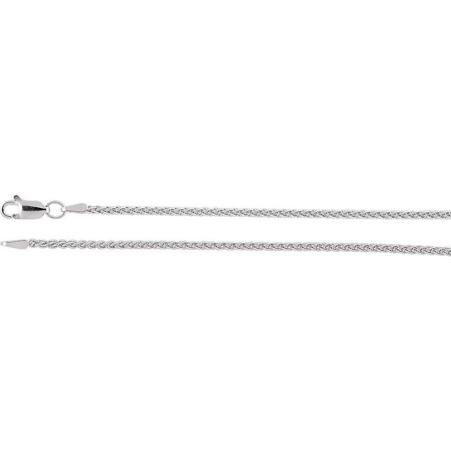 Solid 925 Sterling Silver 1.8mm Wheat Chain Necklace Secure Lobs 並行輸入品