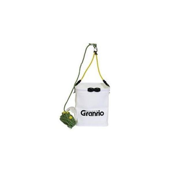 （まとめ）採水バケツ GR 〔×5セット〕[21]