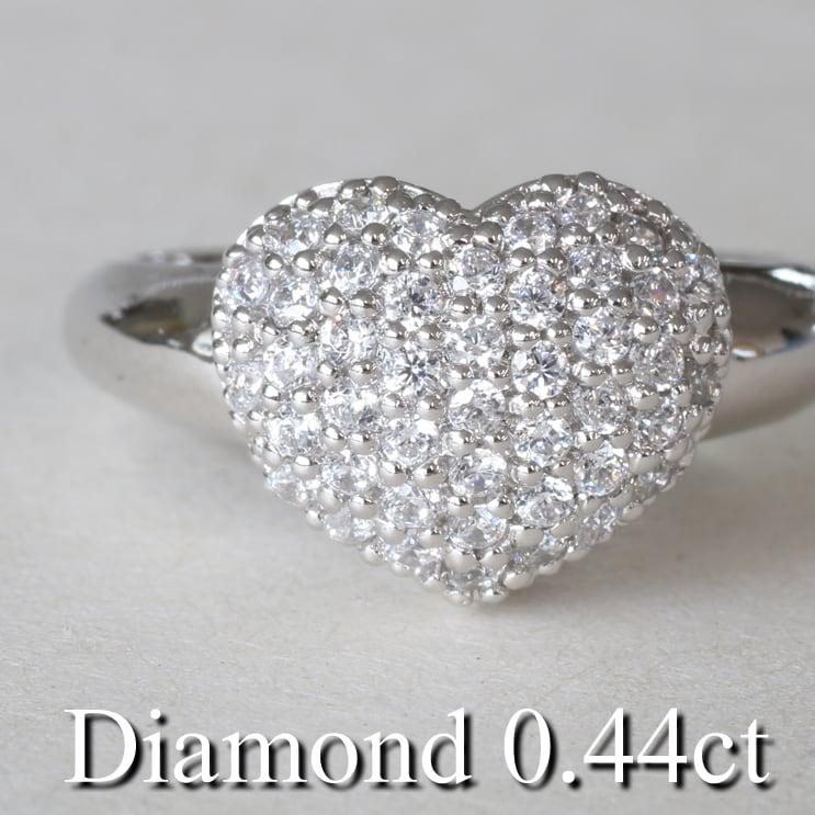 指輪 レディース ハート ダイヤモンド リング k18 イエローゴールド ホワイトゴールド ピンクゴールド 天然ダイヤモンド 日本製 プレゼント ギフト クリスマス